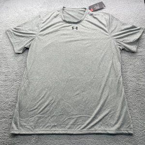 Under Armour Men's UA Locker 2.0 Short Sleeve Gray XL